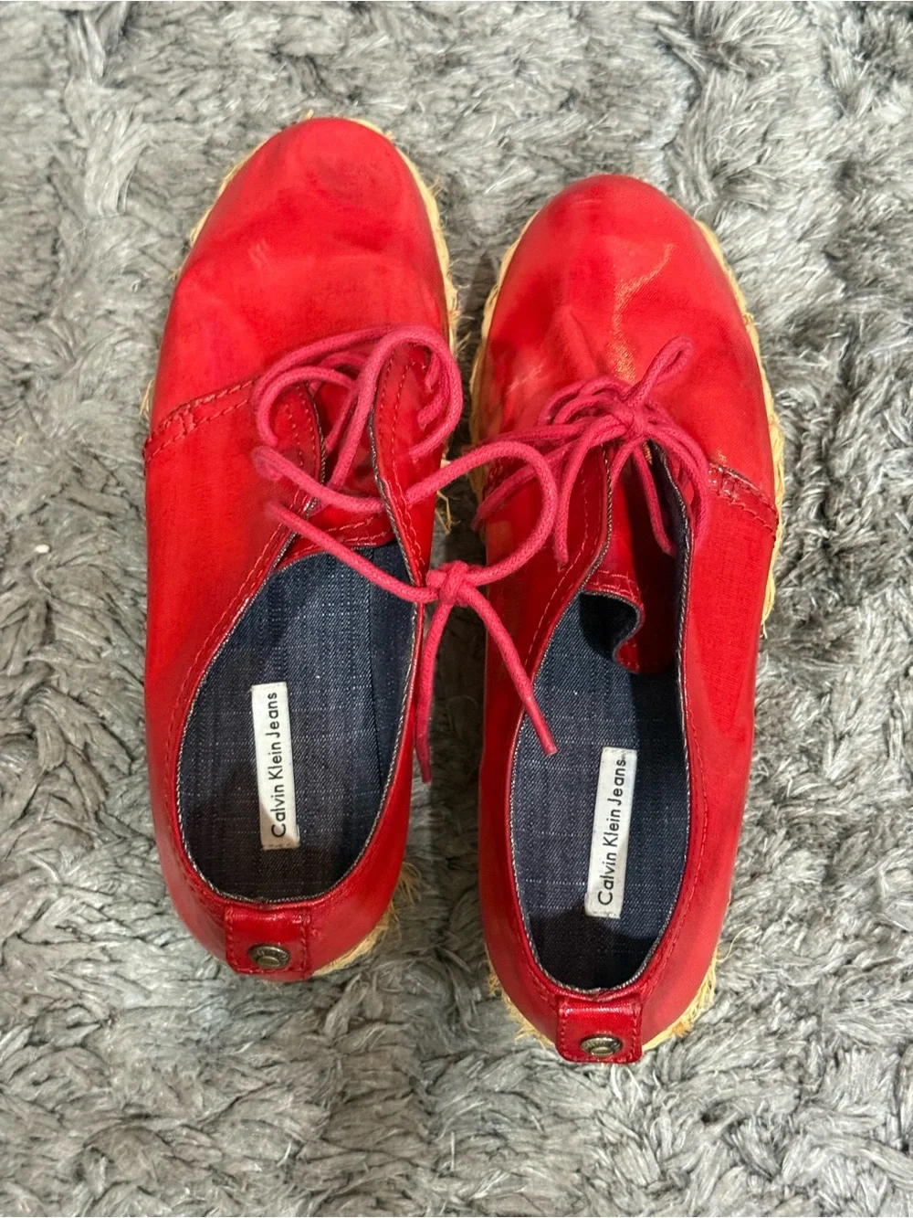 Calvin Klein Keri Platform Espadrille Oxfords